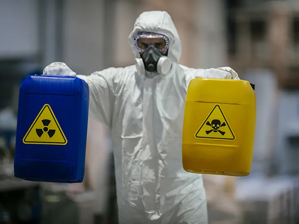 biohazard cleanup professionals at work in Louisville